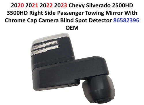 20 21 22 23 Chevy Silverado 2500HD 3500HD Right Side Towing Mirror 86582396 OEM