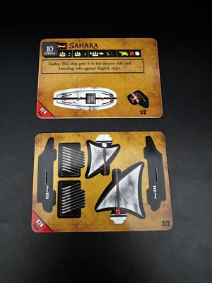 SAHARA Barbary Coast Pirates Wizkids CSG Pocketmodel