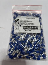 500-Pack Sta-Kon by ABB F2036 Insulated Covered Ferrule 14 AWG Blue