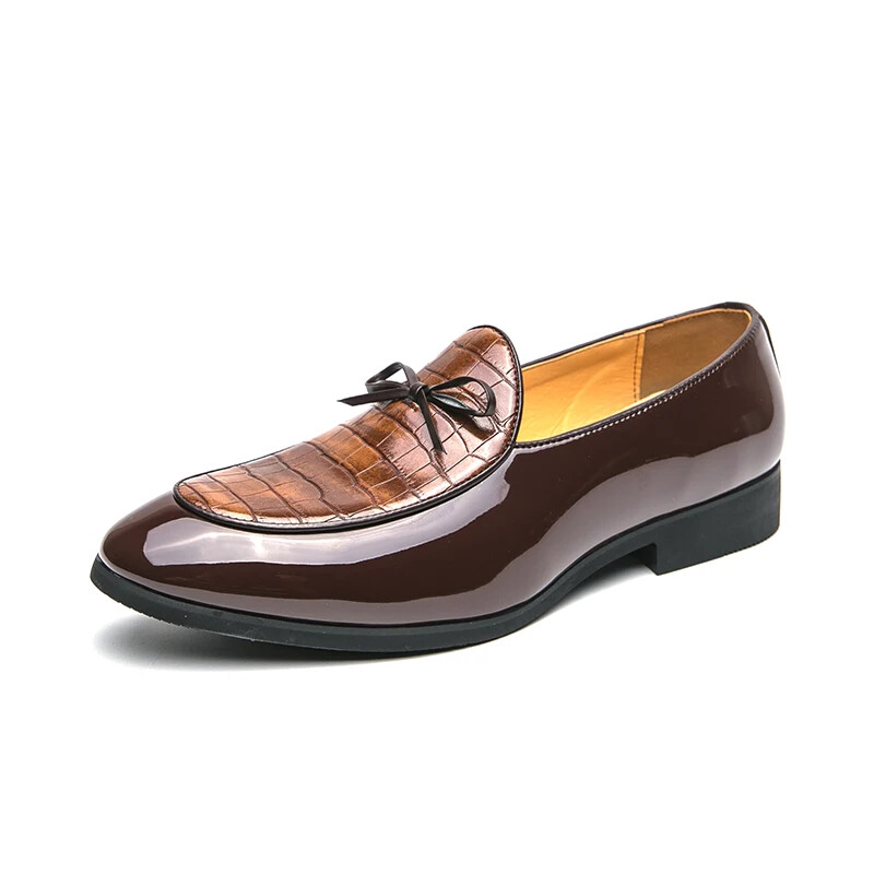 SAOLA Mocassini leggeri eleganti uomo scarpe classiche quotidiane ufficio business pelle