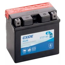 BATTERIA MOTO EXIDE AGM 12V 6 AH 100 A POLO POSITIVO DESTRA DIM. 115x70x105 MM