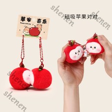 Anime Love and Deepspace Caleb Apple Plush Doll Pendant Keychain Cospaly Cartoon