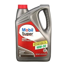 Mobil 1 Mobil Super 10W-30 Premium Motor Oil for Long Engine Life