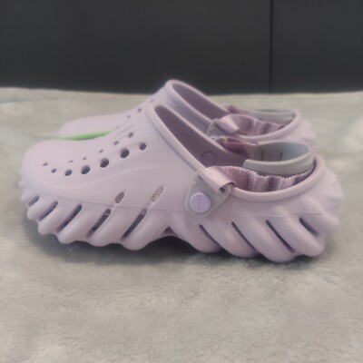 Crocs Echo Clogs Lavender Purple 207937-530 Size Men's 5 Women s 7 New Slip On