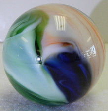 18000m Handmade Contemporary Marble 1.05 Inches Signed RL 03 Mint