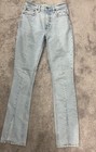 Abercrombie & Fitch The Skinny High Rise Light Wash Split Hem Jeans 25/0R — photo 1