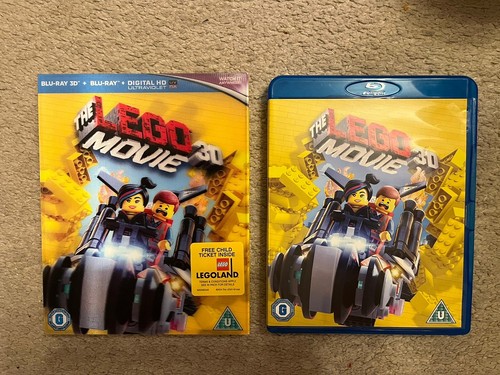 The Lego Movie (2014) - Blu-Ray 3D + Blu-Ray with 3D Lenticular Slipcase