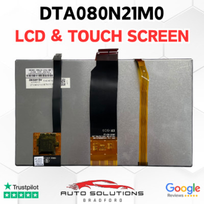 DTA080N21M0 MG ZS LCD DISPLAY TOUCHSCREEN RADIO MEDIA HEAD UNIT NAVI