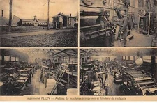 75006 - Paris - SAN22160 - PLON printing house - printing machine workshops