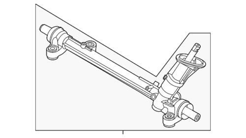 Conjunto de cremallera y piñón para Ford (P/N LX6Z-3504-BA)