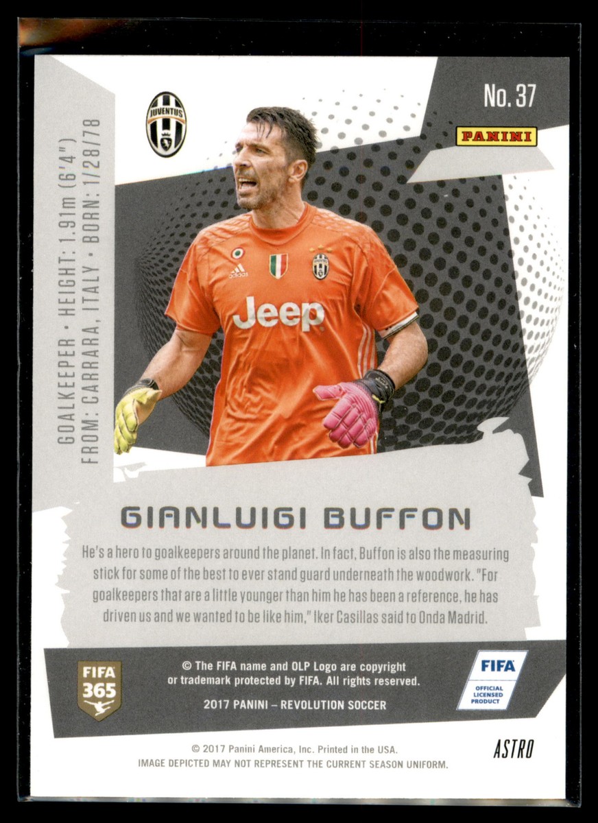 2017 Panini Revolution Soccer ASTRO #37 Gianluigi Buffon