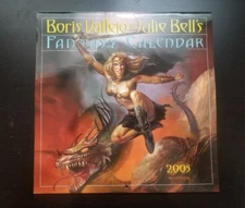 Boris Vallejo & Julie Bell Fantasy Calendar 2005 Workman Complete Nice Vintage