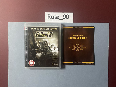 Lot Fallout 3 Game of the Year Edition + Fallout New Vegas Playstation 3 PS3 - Jeux vidéo