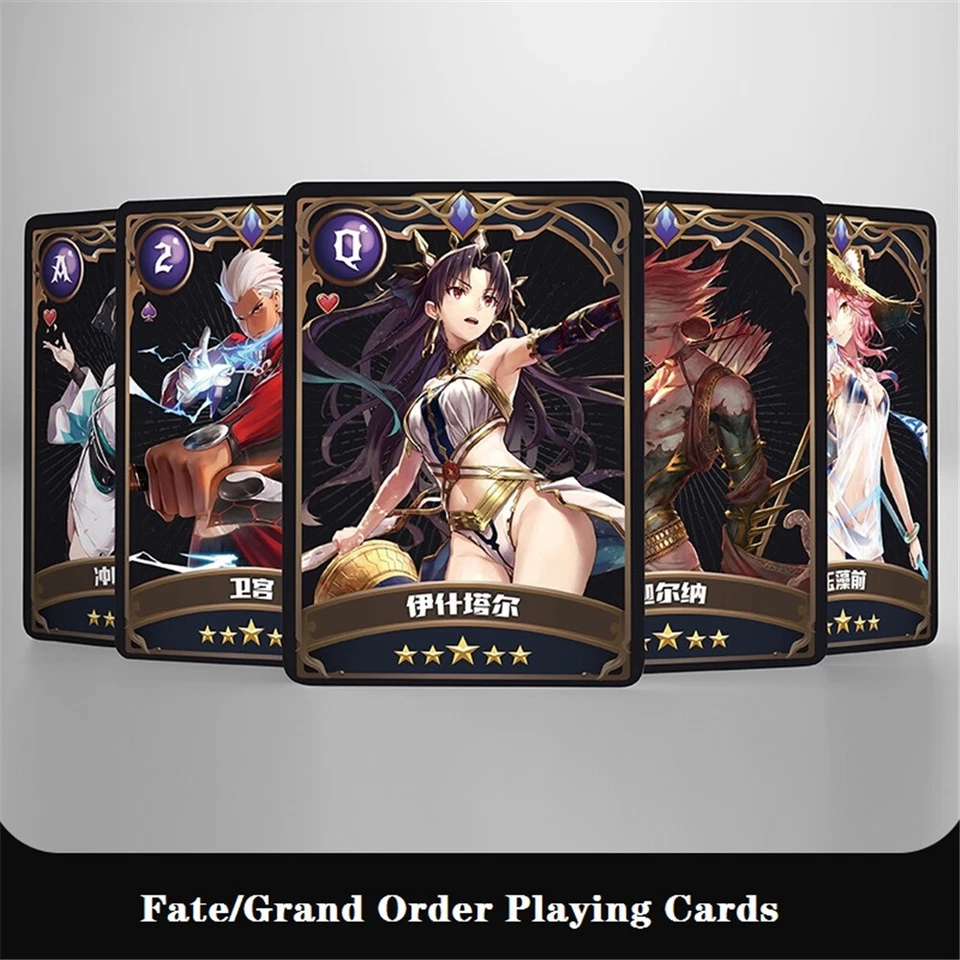 Fate/Grand Order Joan of Arc Anime CG Printed Playing Card Game Poker Collection - Image 2 of 4
