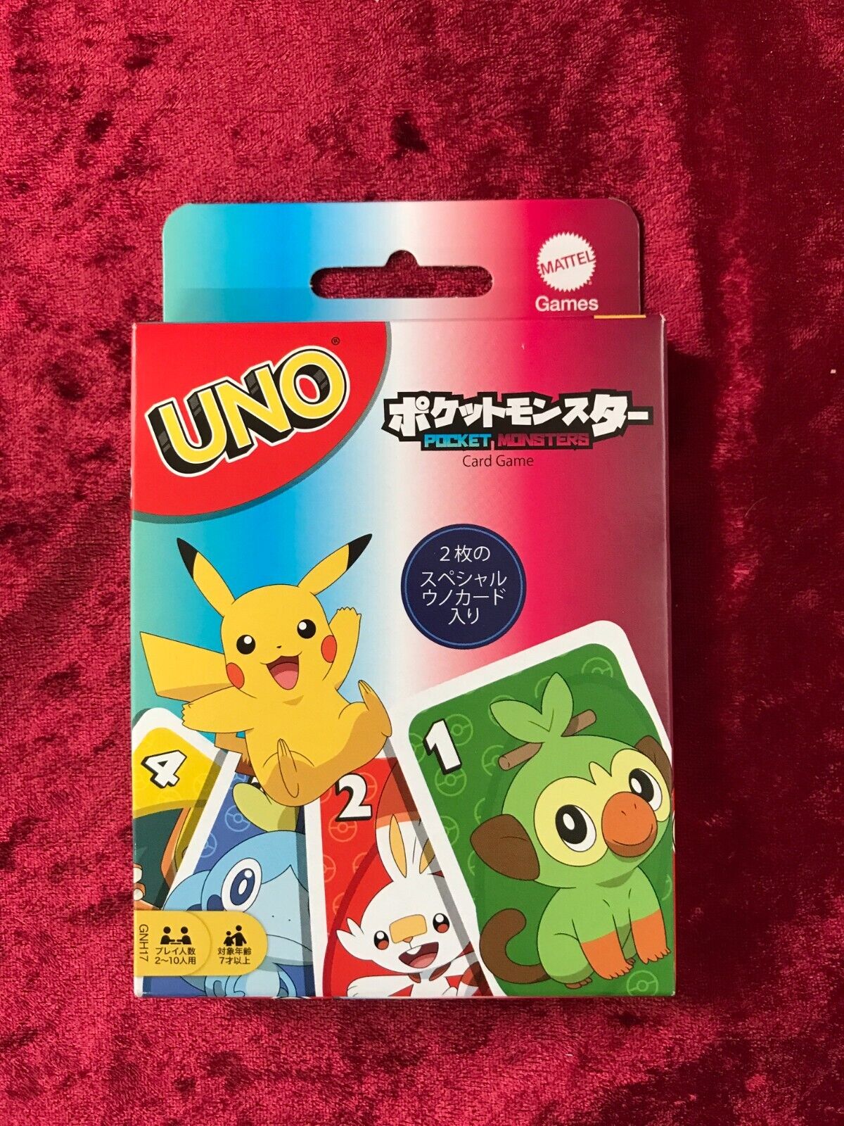 MATTEL Uno Pokemon Card Game JAPAN OFFICIAL IMPORT 887961870329