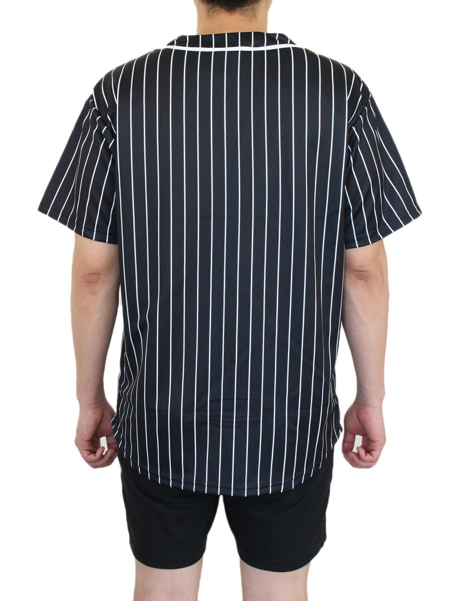 Karl Kani KK RETRO BLOCK BASEBALL - Chemisier - black/noir