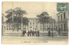 16/CPA A - Angoulème - Caserne du 21é d'Artillerie