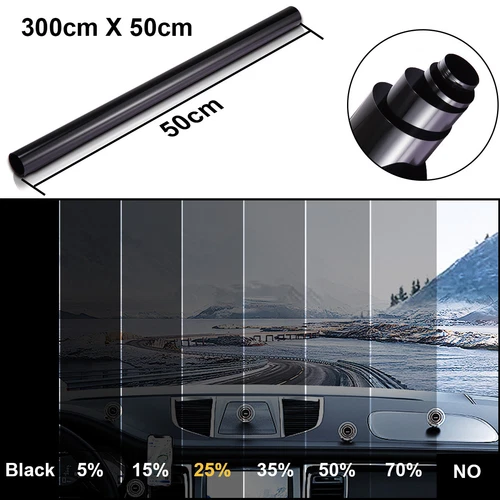Ungeschnittene Rolle Fenster Tönungsfolie 15 % VLT 20"x10'ft Fuß Auto Home Office Glas 10 Fuß USA - Bild 8 von 25