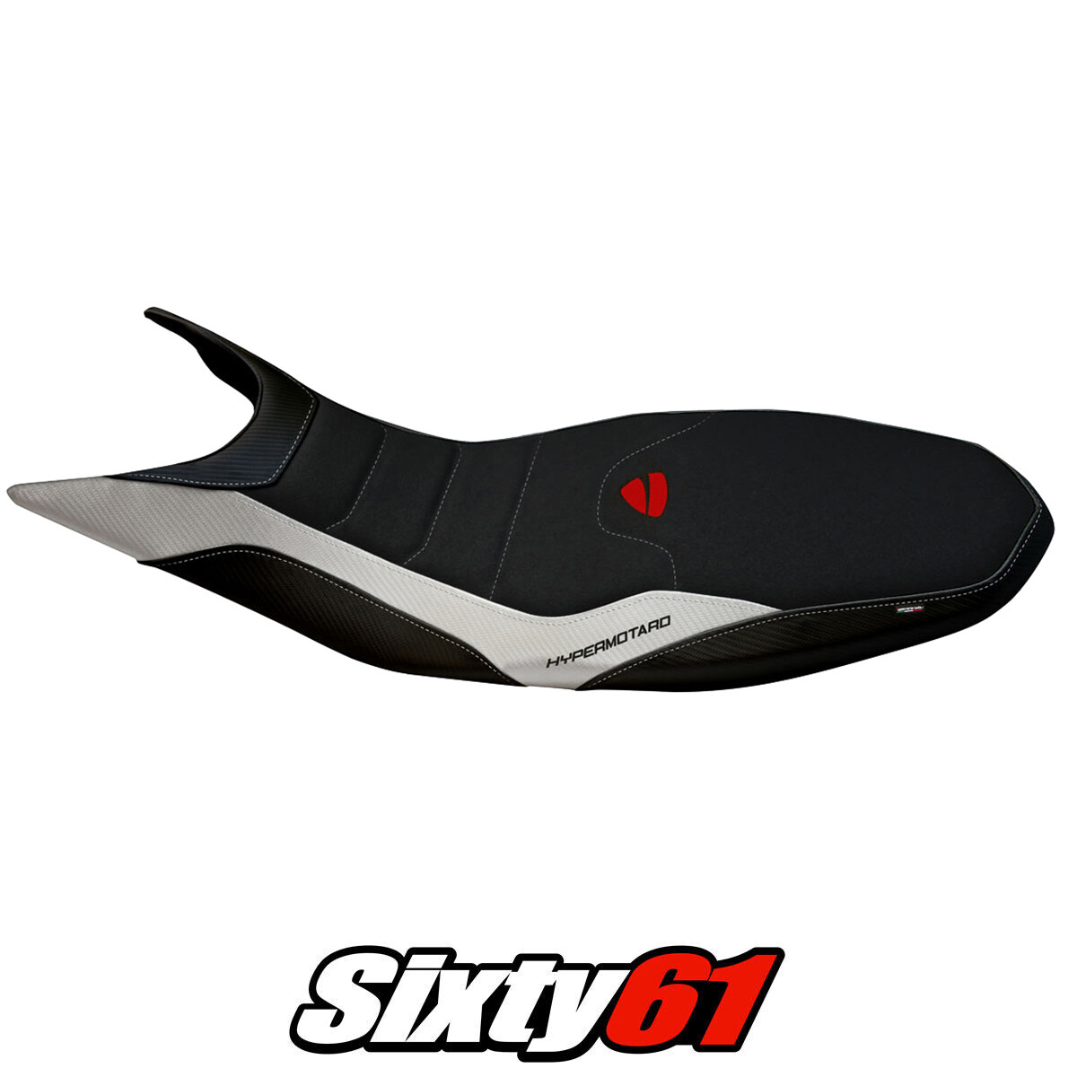 Ducati Hypermotard 821 939 Seat Cover Tappezzeria 2013-2018 Ultragrip White