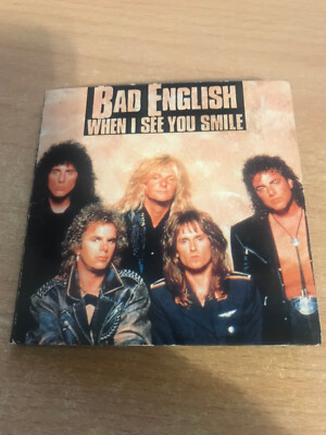 BAD ENGLISH - when i see you smile  3'' MCD