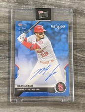 Nolan Arenado 2021 Topps Now MLB Postseason Autograph Auto - Blue #13/49
