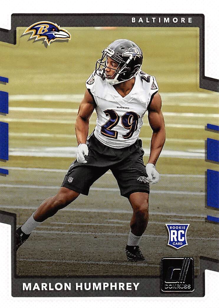 2017 Donruss Marlon Humphrey Baltimore Ravens Rookie