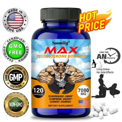 Natürlicher Testo Booster Red Beast Testosteron-Booster Kapseln