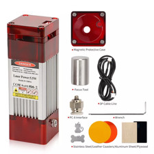 5.5W Laser Module Engraving Laser Head Fixed Focal Length for CNC Laser Engraver