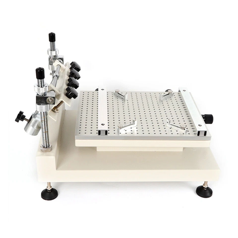 Impresora manual de pasta de soldadura con impresión de plantilla 3040 SMT pantalla PCB impresora de plantillas Foto 4 de 4