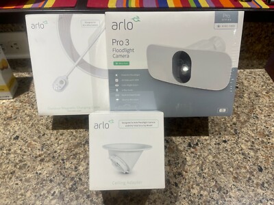 Arlo Pro Wireless Floodlight Camera FB1001,Ceiling/Eave Mount