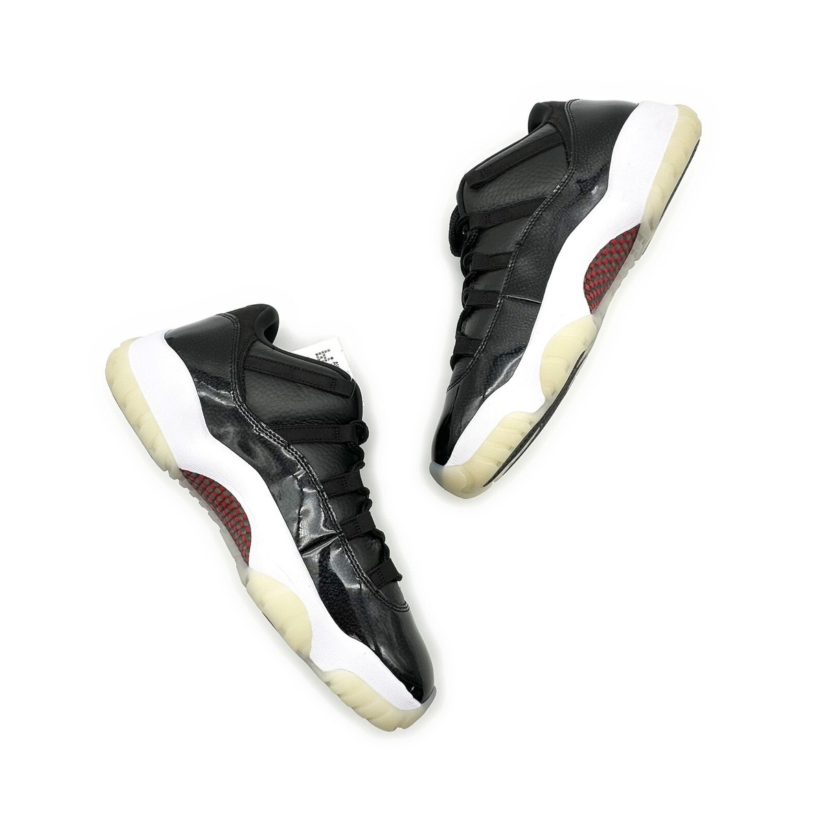 AV2187-001 Nike Air Jordan 11 Retro Low 72-10 Black Gym Red