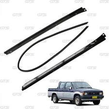 3 Pcs. Front Windshield Molding Rubber Seal For Nissan D21 Pickup 1987 - 1997