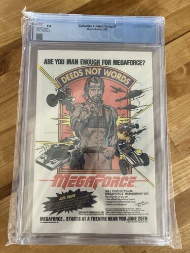 Wolverine Limited Series #1 (1982) - 1st Solo Series - CGC 9.4 - Marvel Comics - Picture 2 of 2