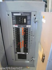 Siemens S1 Panelboard B350 Main Breaker 120/208 Volt 3PH 4W FTL 30 Ckt -E36