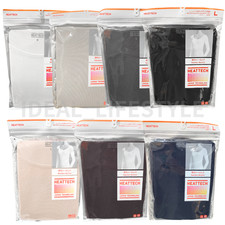 UNIQLO HEATTECH Scoop-Neck T-Shirt S-3XL Long-Sleeve Stretch Women 478936 NWT