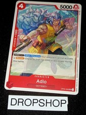 CARTE ONE PIECE ANGLAISE OP03-002 ADIO MINT OP03 ENGLISH CARD