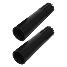 2 Pcs Extension Pole End Adapters Broom Handle Threaded Tip Replacement