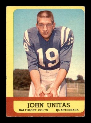 1963 Topps #1 Johnny Unitas ! VGEX X3311178