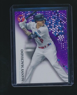 MANNY MACHADO 2022 TOPPS PRISTINE PURPLE REFRACTOR PARALLEL 20/99 #267