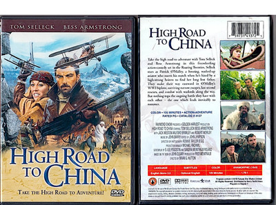 High Road to China DVD [Region 1] Tom Selleck
