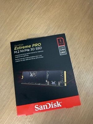 SanDisk Extreme PRO M.2 NVMe 3D SSD 1TB   bis 3.400 MB/s   OVP