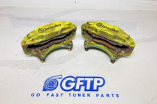 08-17 Subaru Wrx Sti Oem Brembo Front Caliper Set Sprayed Neon
