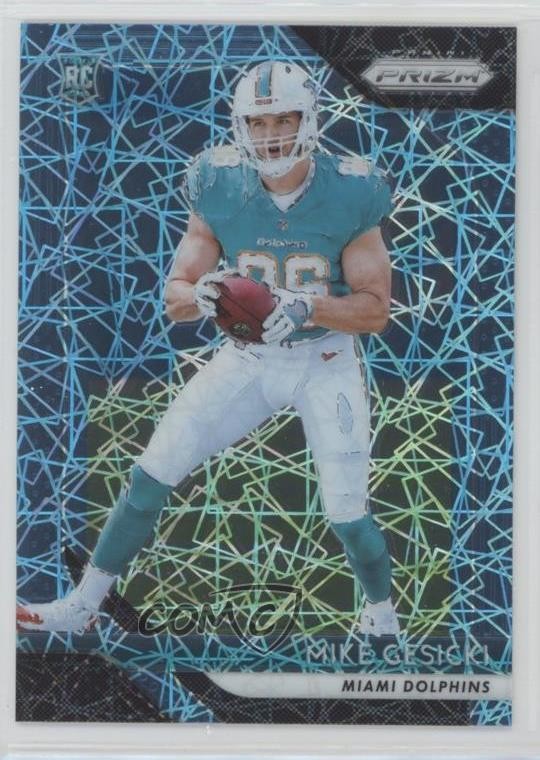 2018 Panini Prizm Rookie Lazer Prizm Mike Gesicki #216 Rookie RC w5b