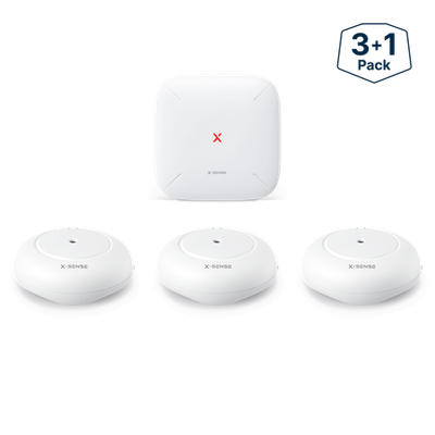 #ad X Sense Wi Fi Water Leak Detector Water Detector Alarm SWS54 3 PACK with Base $42.99