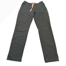 FIGS Yola High Rise Technical Collection Slim Scrub Pants Small Teal TW2000R