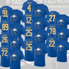 🔥Buffalo Sabres Royal Name & Number All Team: Thompson, Dahlin, Tuch, Doan,Levi