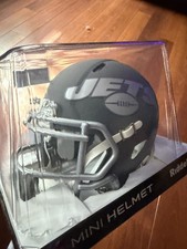 Garrett Wilson Autographed New York Jets Slate Collection Mini Helmet Fanatics