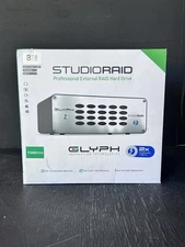 Glyph StudioRaid 8TB External HDD RAID 0 1 JBOD Firewire FW 800 USB 3 SR8000