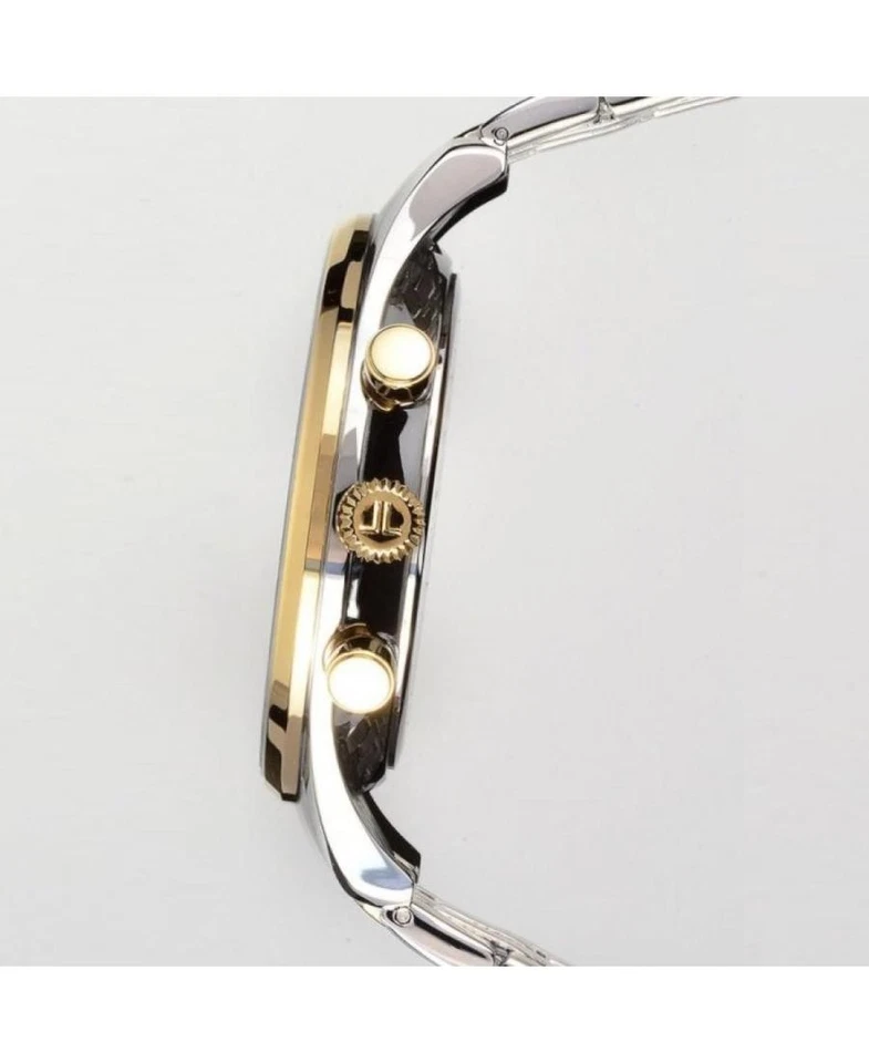 JACQUES LEMANS Hombre Analógico Cuarzo Informal Reloj Clásico Vestido Esfera Blanca Impermeable Foto 4 de 4