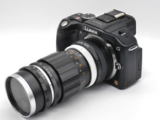 Panasonic Lumix DMC-G5 Camera Body + Vintage 135mm Telephoto Lens Bundle